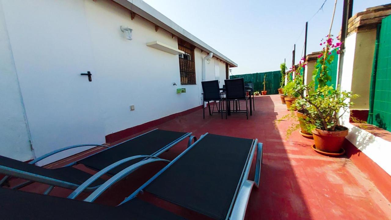 Atico En Calatrava - Vistas Y Gran Terraza Privada Apartment Sevilla Bagian luar foto