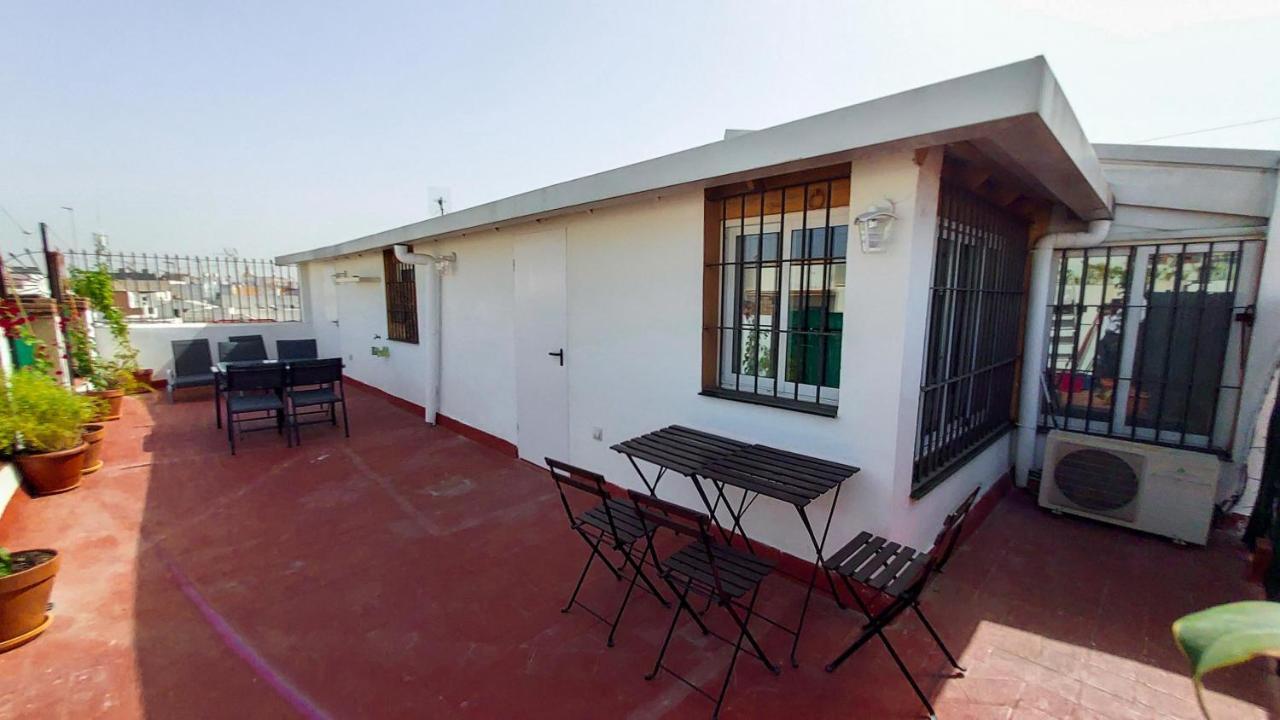 Atico En Calatrava - Vistas Y Gran Terraza Privada Apartment Sevilla Bagian luar foto